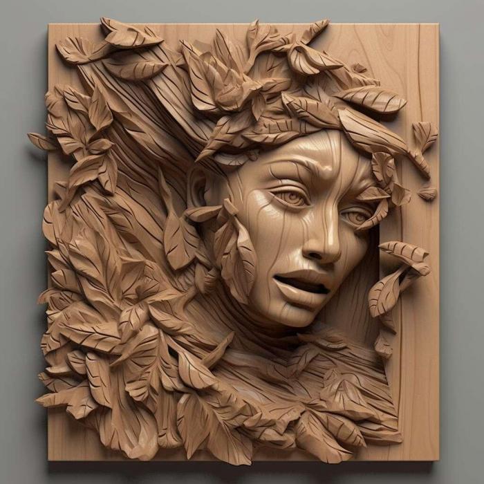 نموذج ثلاثي الأبعاد لآلة CNC 3D Art 